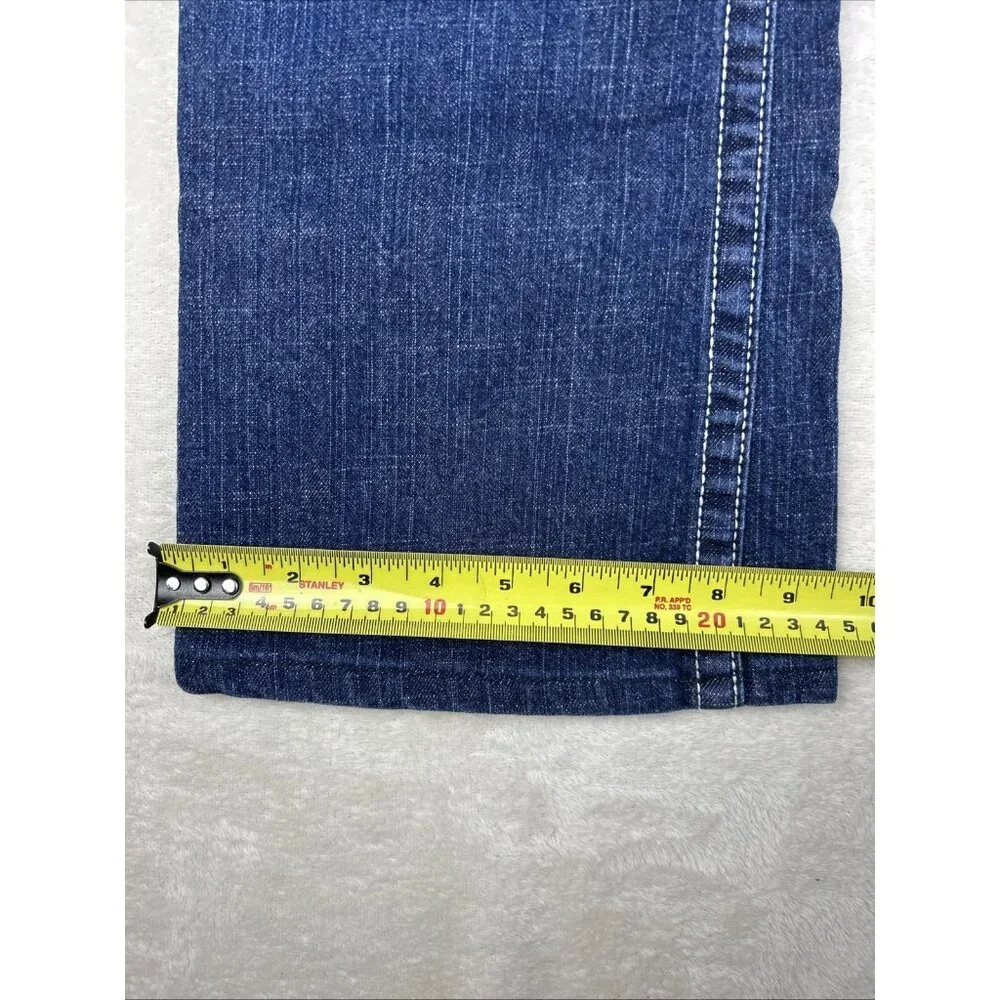 True Religion Becky Boot Cut Jeans Womens Size 32 Western Rodeo School Denim USA - Picture 11 of 14